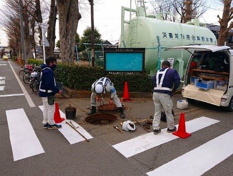 水道設計補助 水道設備図化 筆界調査 マンホール調査 入札資料作成 4Q毎の着手完了工程表作成